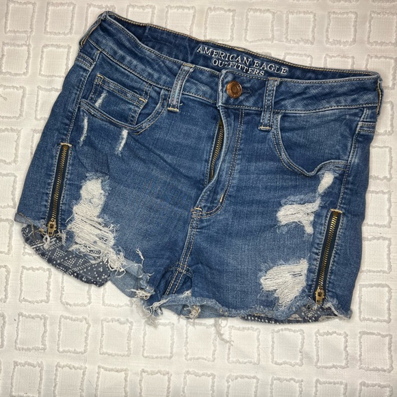 American Eagle High Rise Shortie 4 - Picture 2 of 4